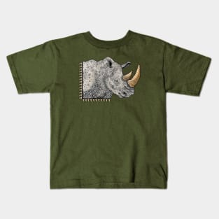 Rhinoceros Totem Animal Kids T-Shirt